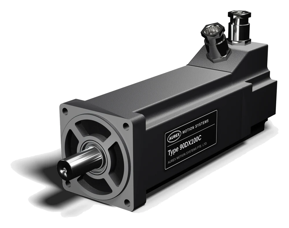 DX90 flameproof servo motor, product rendering
